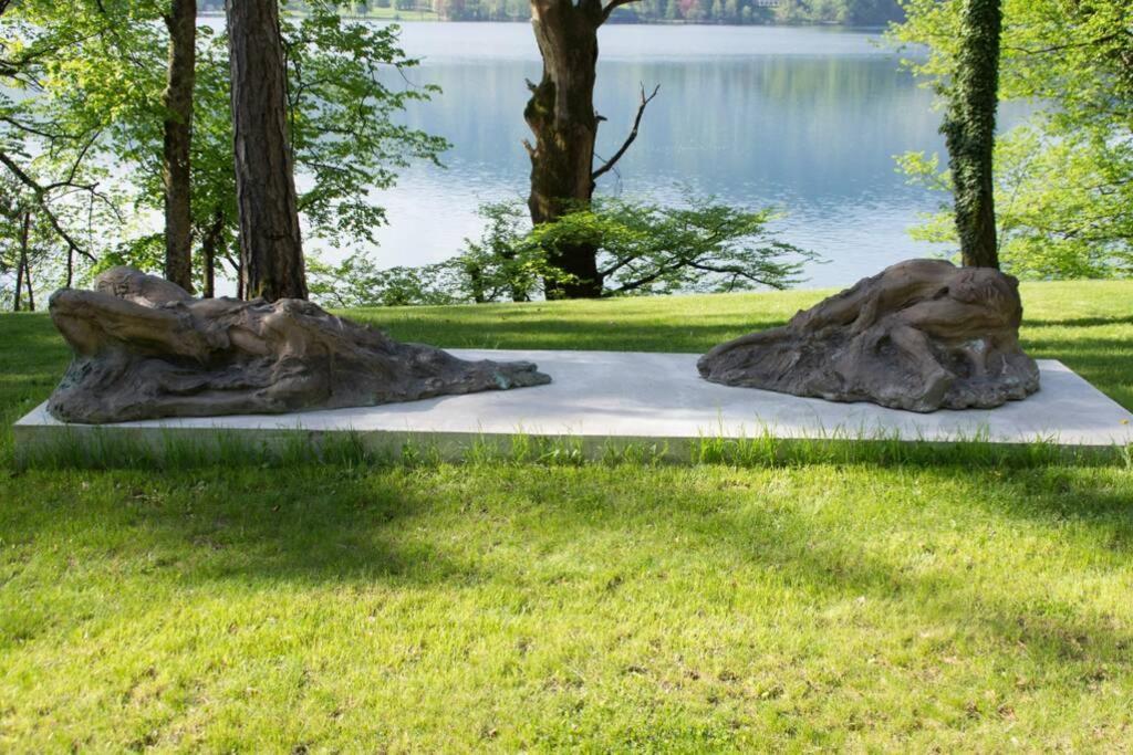 Private Beach House On Lake Bled Exterior photo
