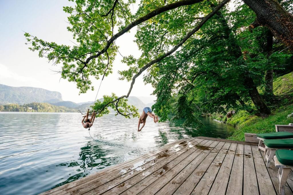 Private Beach House On Lake Bled Exterior photo