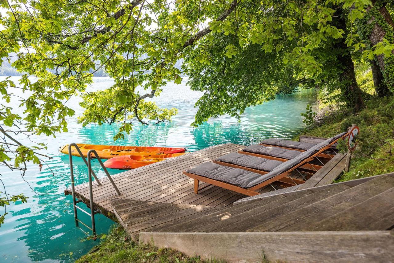 Private Beach House On Lake Bled Exterior photo