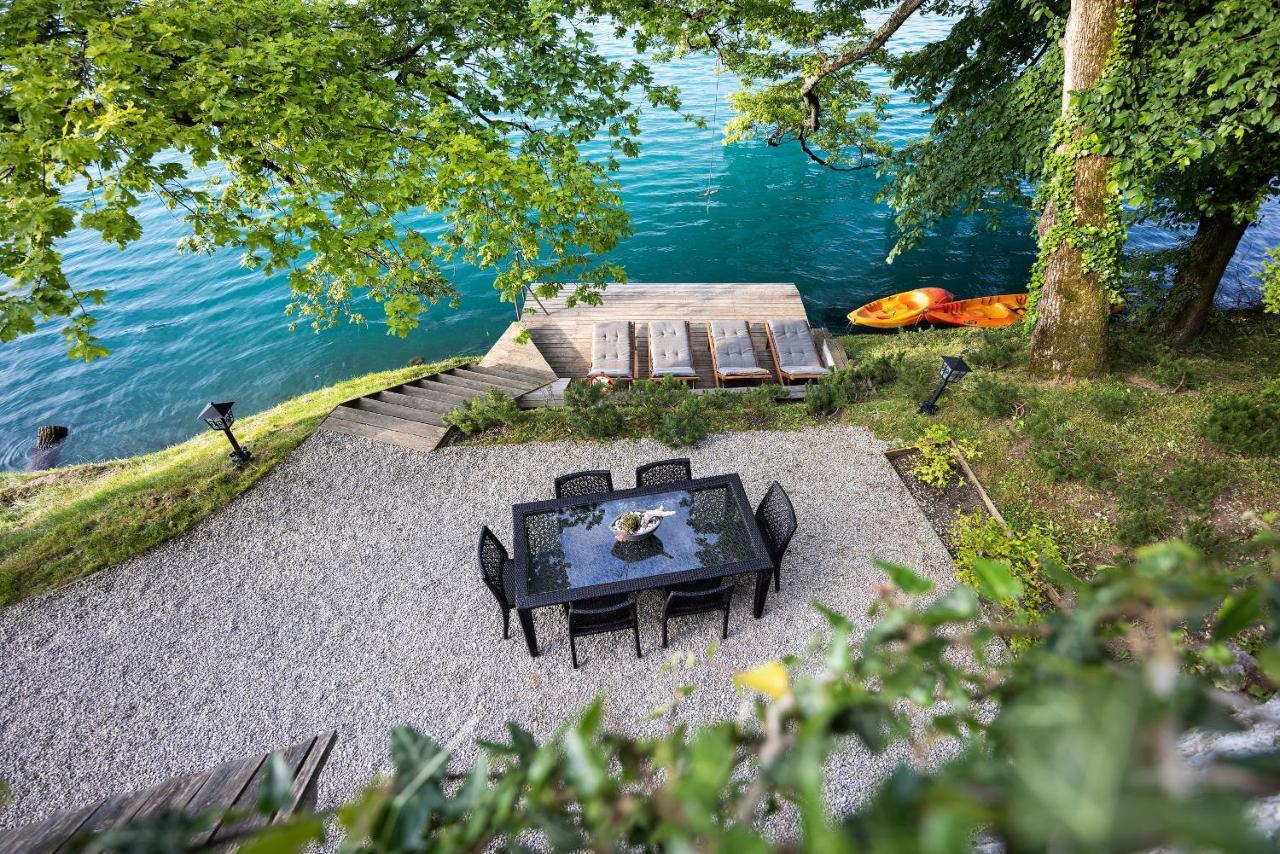 Private Beach House On Lake Bled Exterior photo