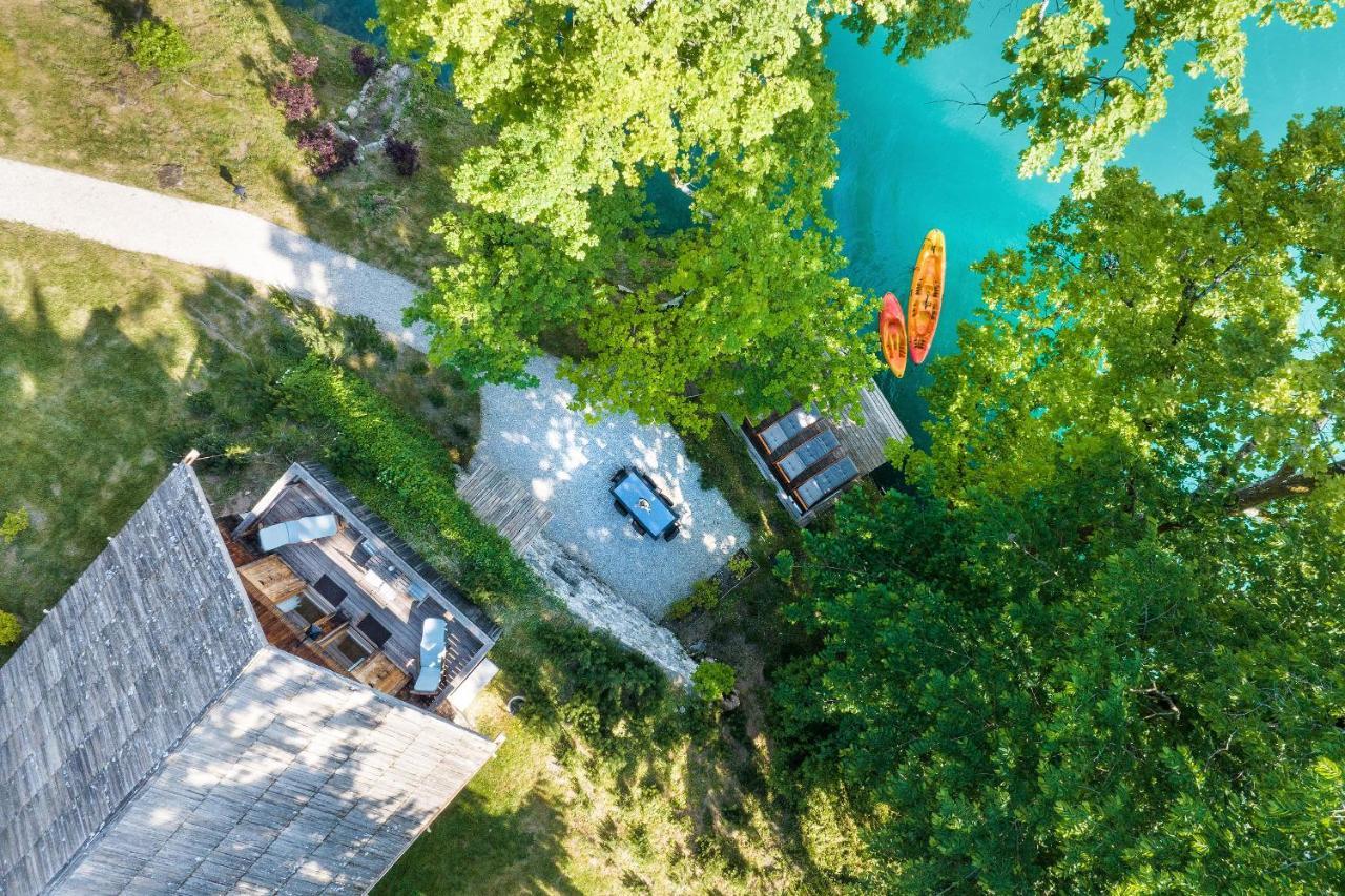 Private Beach House On Lake Bled Exterior photo