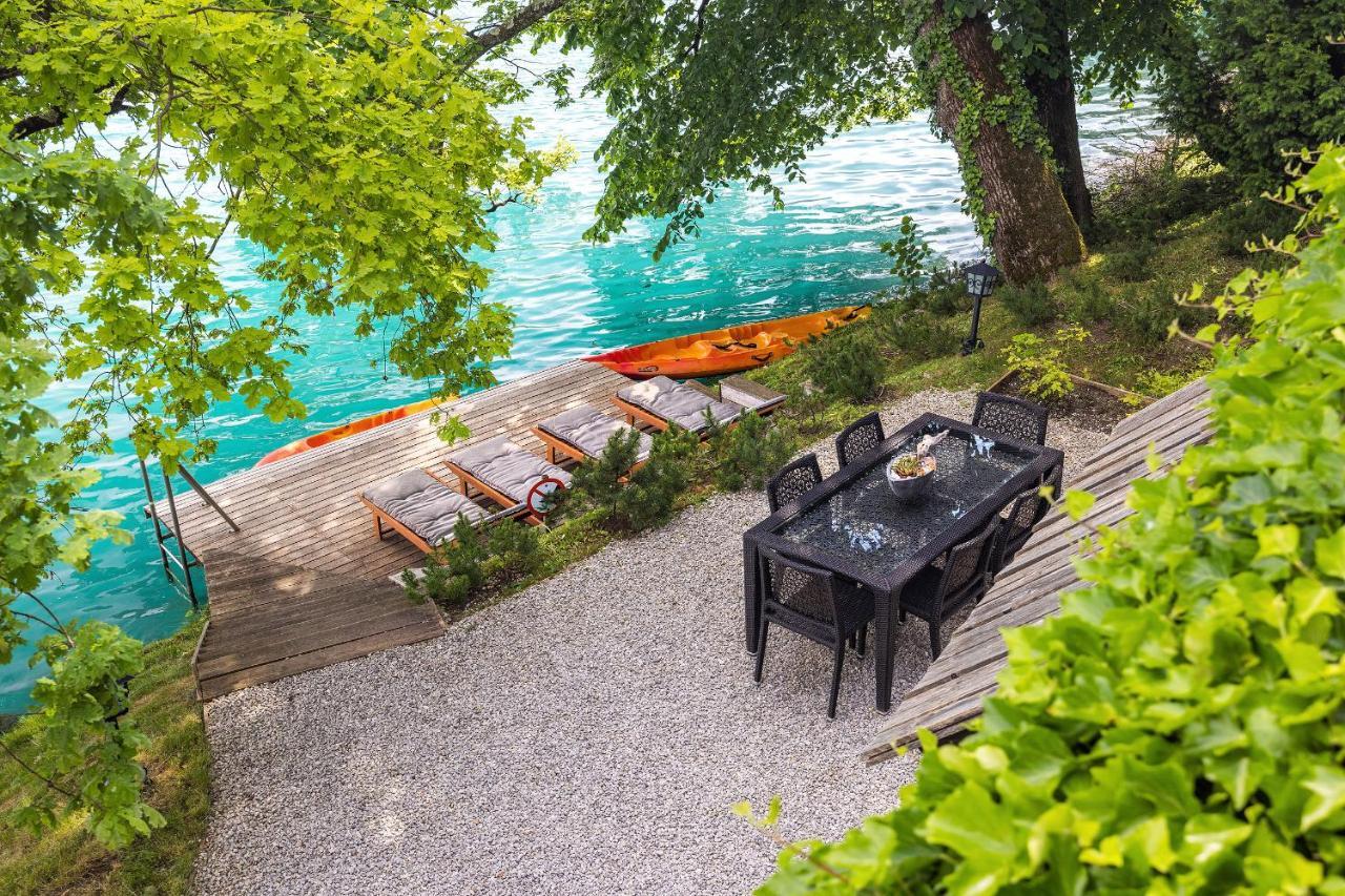 Private Beach House On Lake Bled Exterior photo