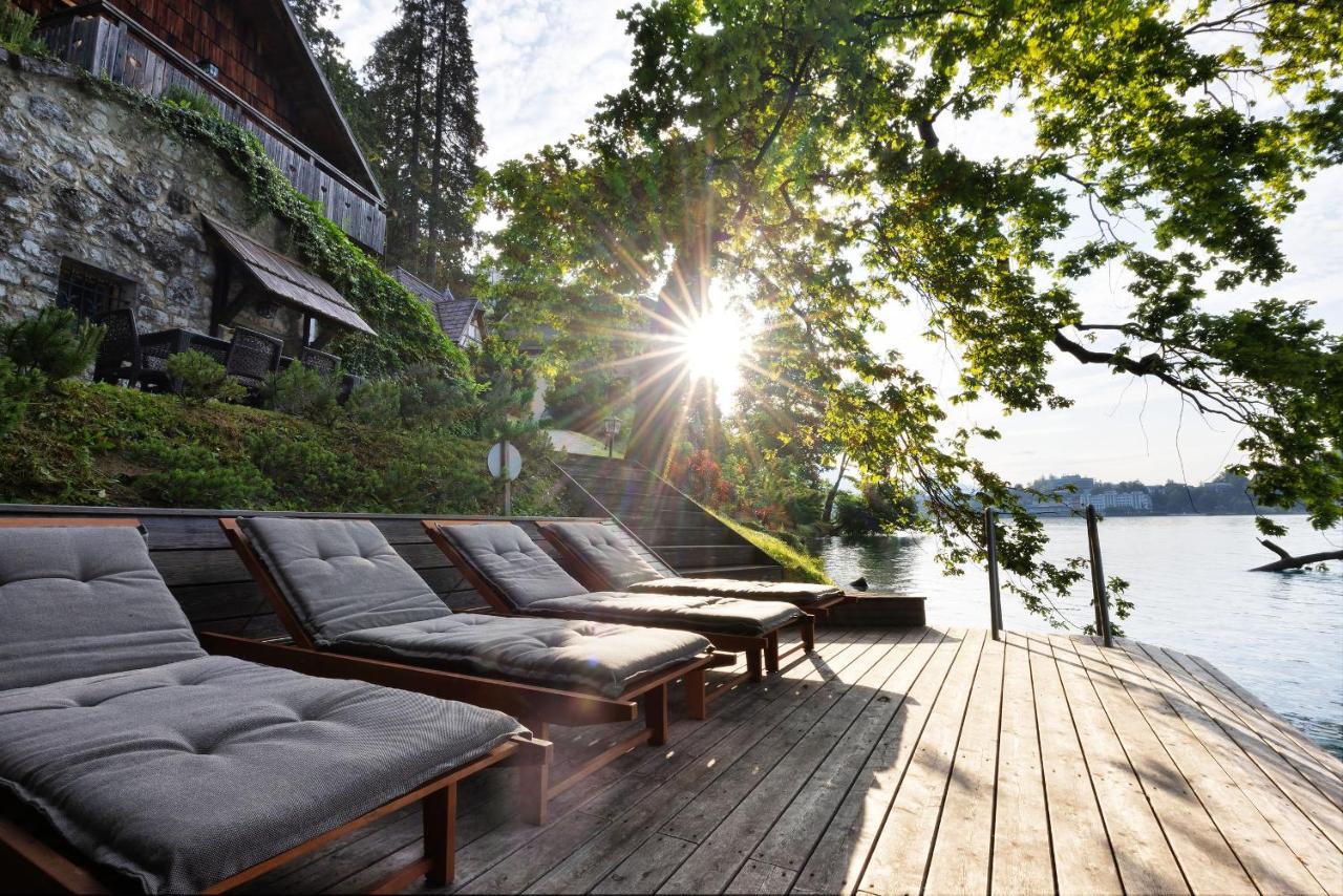 Private Beach House On Lake Bled Exterior photo